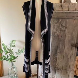 Vince long sweater vest